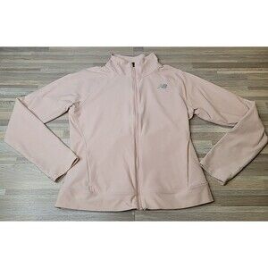 New Balance Women's Small‎ Dry Moisture Wick Zip Up Sweatshirt Pink Long Sleeve